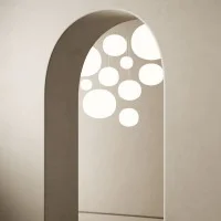 Lodes Volum spherical suspension lamp in glass