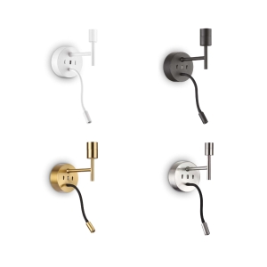 Ideal Lux Set Up lampada da parete a biemissione