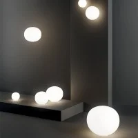 Lodes Volum lampada sferica in vetro da tavolo