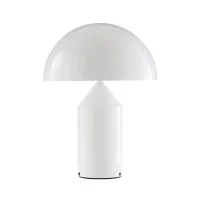Oluce Atollo 233 bianco lampada da tavolo dimmerabile