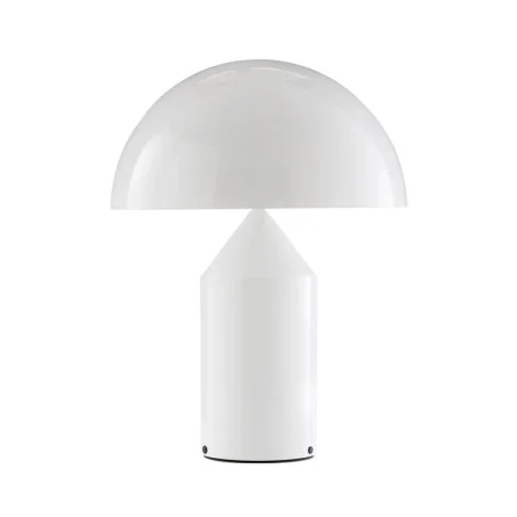 Oluce Atollo 233 bianco lampada da tavolo dimmerabile