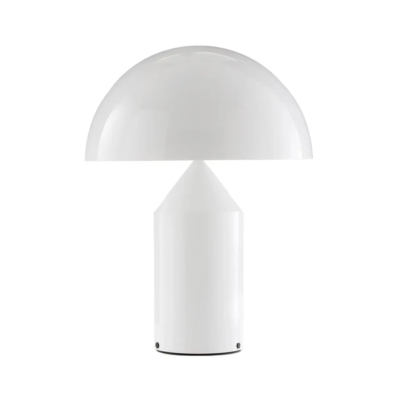 Oluce Atollo 233 bianco lampada da tavolo dimmerabile