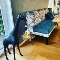Qeeboo Giraffe In Love XS 100 cm con Lampadario a led da Interno