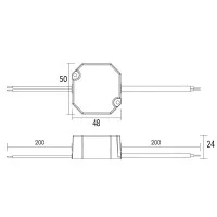 Actec mini Alimentatore LED 12W 350mA IP65 stagno