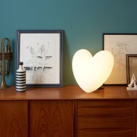 Slide Design Love cuore luminoso lampada da tavolo