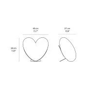 Slide Design Love luminous heart table lamp