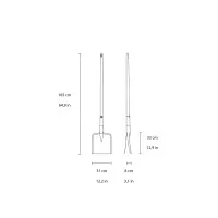 Karman Tobia lampada da terra led per esterno