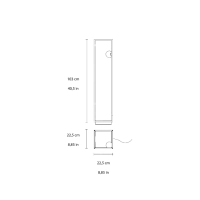 Karman Abachina lampada led da terra a batteria