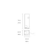 Karman Abachina led floor lamp for outdoor