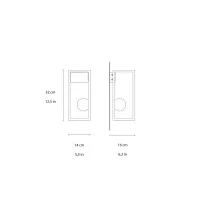 Karman Abachina led wall lamp