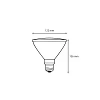 Flos bulb E27 Bi-Color 16W PAR38 for stylos and chasen