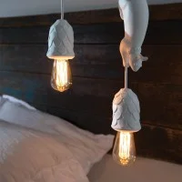 Karman Sherwood and Robin suspension lamp