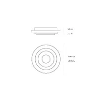 Vivida Raiden Smart L led ceiling lamp Alexa and Google Assistant