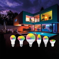 Bot Lighting opal reflector R80 bulb E27 8.5w smart rgb