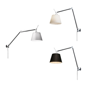 Artemide Tolomeo Mega Wall lampada da parete e27 on-off