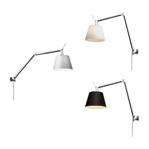 Artemide Tolomeo Mega Wall lampada da parete e27 on-off