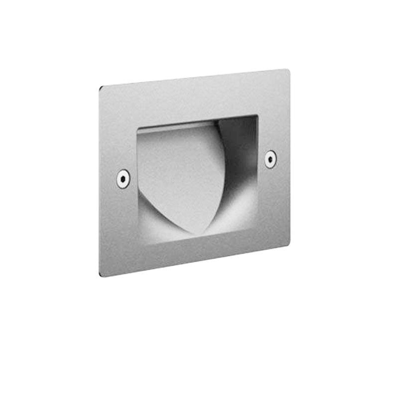 Cariboni FIN XS LED 4W 300lm 3000K Segnapasso Faretto Incasso Esterno Grigio