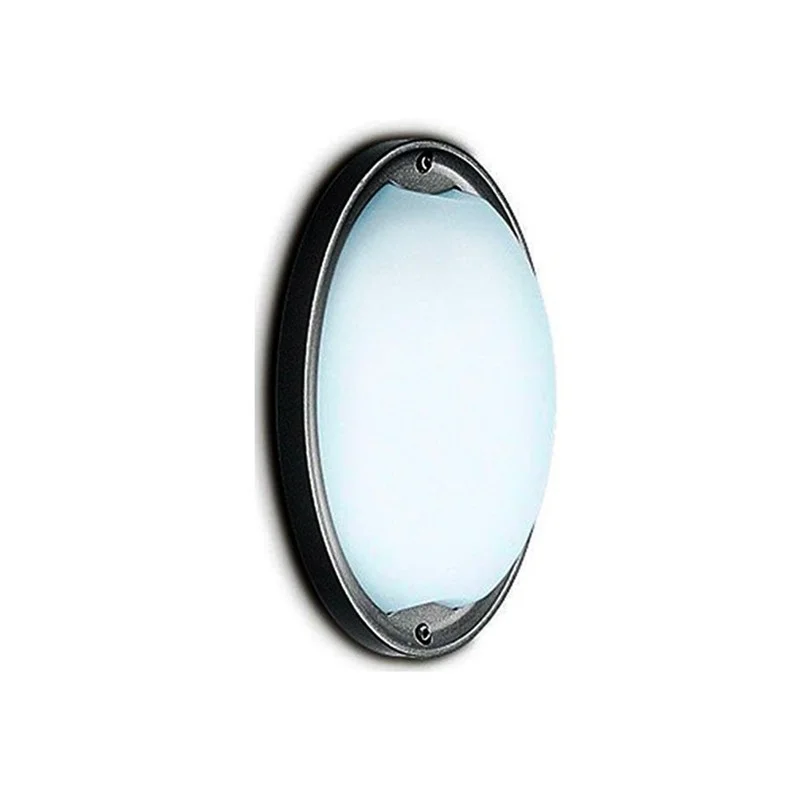 iGuzzini Ellipse Applique Ceiling Wall Lamp Outdoor E27 60W Black IP54 iGuzzini Ellipse Applique Ceiling Wall Lamp Outdoor E27 60W Black IP54