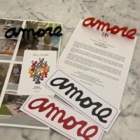 Slide Design Amore Message decorative writing