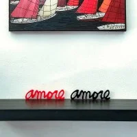 Slide Design Amore Message decorative writing Slide Design Amore Message decorative writing