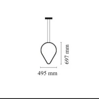 Flos Arrangements Drop Down Element 30W by Michael