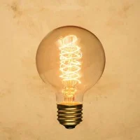 Vintage 40W globe bulb G80 E27 carbon filament Vintage 40W globe bulb G80 E27 carbon filament