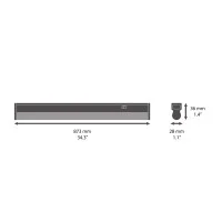 Osram Linear Compact Switch 900mm 12W 3000K surface mounted