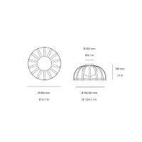 Estiluz Bols lampada da soffitto