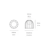 Estiluz Bols ceiling lamp