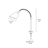 &Tradition Bellevue recessed table lamp