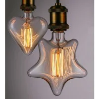 Lampadina Vintage Cuore 40W E27 Filamento Decorativo