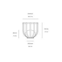 Estiluz Bols floor lamp