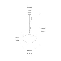 Ideal Lux Bistrò suspension lamp