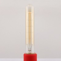 Lampadina Vintage tubo 25W 185mm E27 filamento carbonio