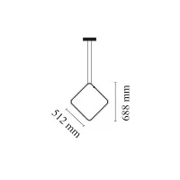 Flos Arrangements Elemento Square Large 34W by Michael