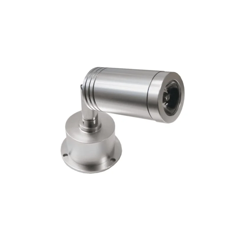 Lampo Faretto LED 3W 12V orientabile in alluminio Lampo Faretto LED 3W 12V orientabile in alluminio