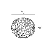Kartell Planet Low lampada led da tavolo