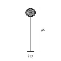 Kartell Planet lampada led da terra
