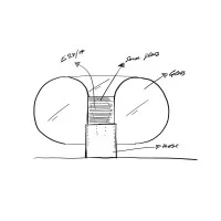 Fontana Arte Fontanella table lamp