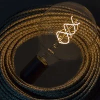 Lampadina LED Curved Vintage Globo D.125 Spyral E27 5W 2200K