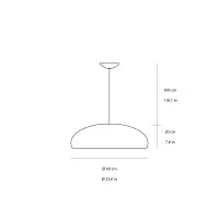 Fontana Arte Pangen lampada da sospensione