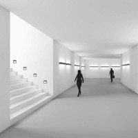 BEGA lampada Led 4W asimmetrica da incasso per esterno