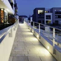 BEGA lampada Led 4W asimmetrica da incasso per esterno