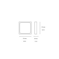 Ideal Lux Universal Square lampada da parete soffitto