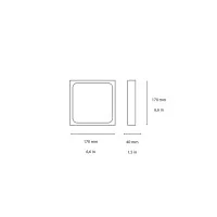 Ideal Lux Universal Square lampada da parete soffitto