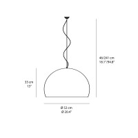 Kartell FL/Y suspension led lamp d52