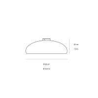 Fontana Arte Pangen lampada da soffitto