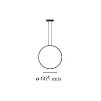 Flos Arrangements Elemento Round Medium 35W by Michael