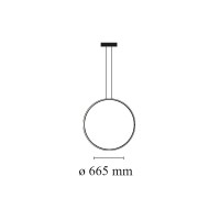 Flos Arrangements Round Medium Element 35W by Michael