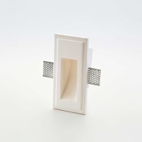 Isyluce segnapasso rettangolare in gesso GU10